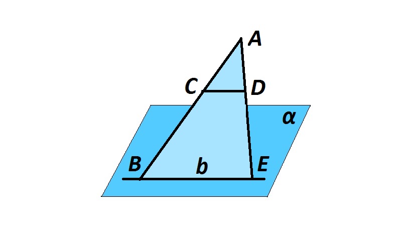 задача теорема параллельность прямой и плоскости